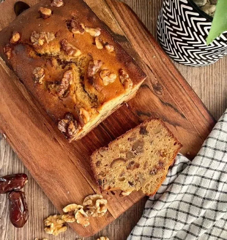 Date & Walnut Loaf cake