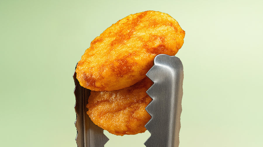 Baked Rice Crackers >