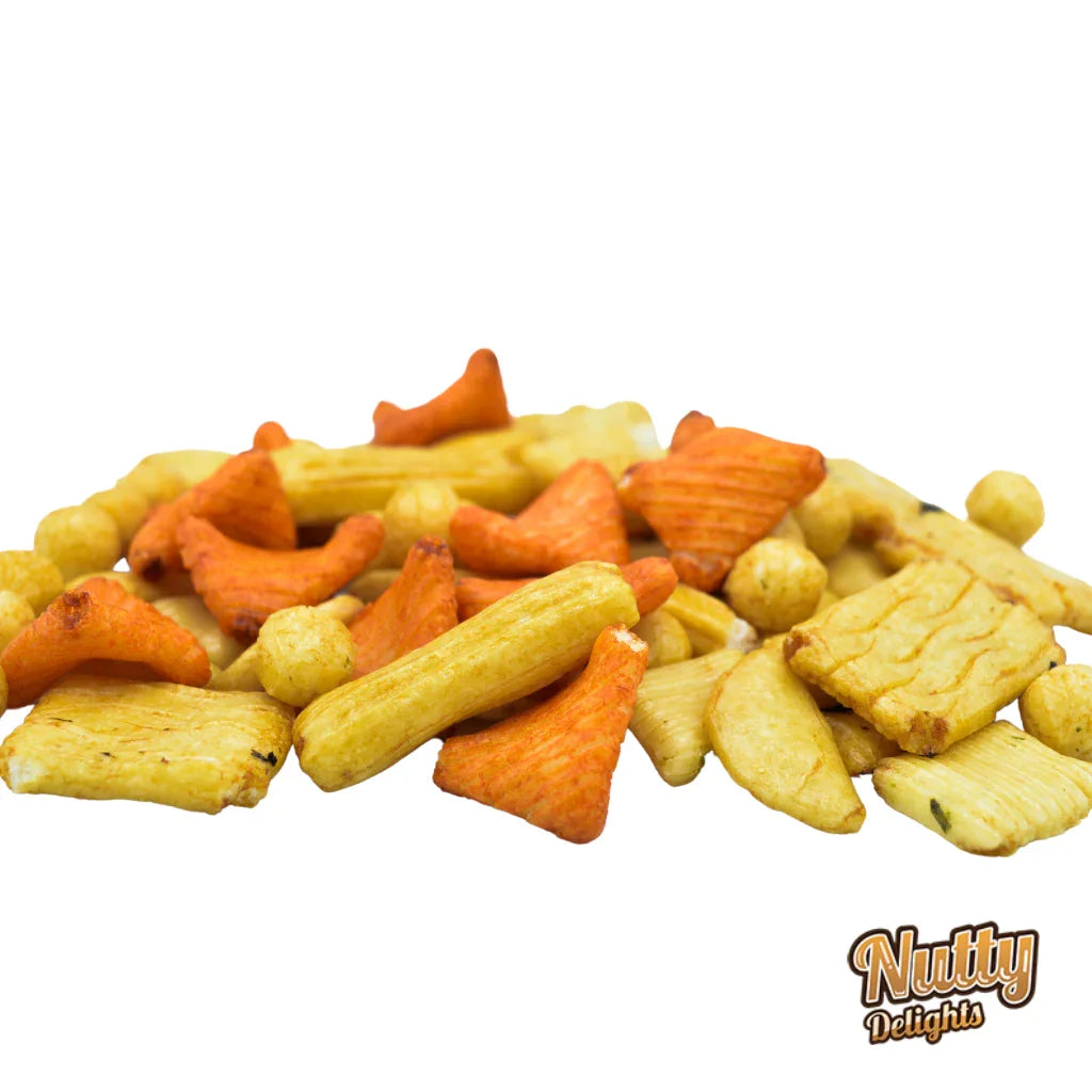 Delights Rice Crackers Wholesale Rice crackers geisha mix | Bulk Crackers IRL – Nutty Delights